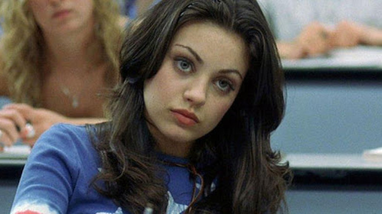 Mila Kunis in class