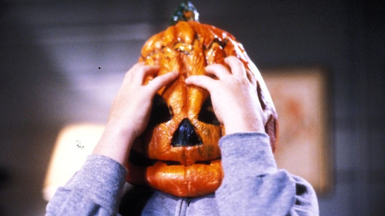 Halloween mask goes bad