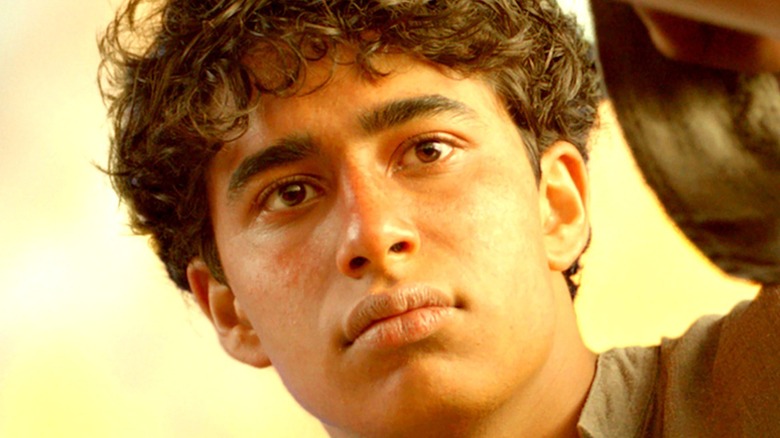 Suraj Sharma looking concerned