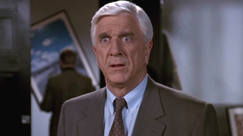 Frank Drebin looking shocked