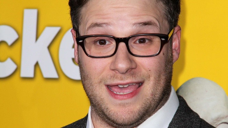 Seth Rogen smiling