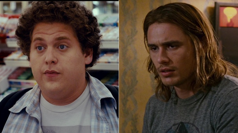 Seth in Superbad and Saul in Pineapple Express