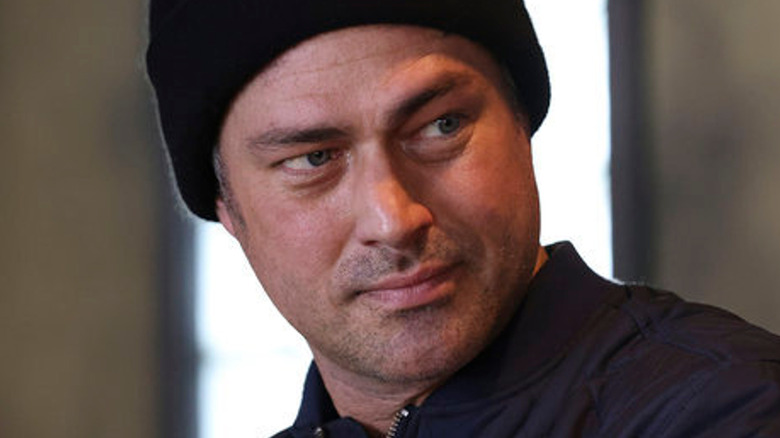 Kelly Severide from Chicago Fire raising eyebrow
