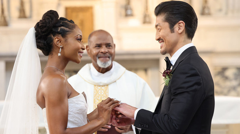 Ethan Choi and April Sexton say their wedding vows on Chicago Med