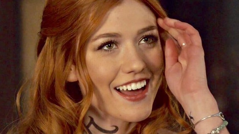 Clary smiling