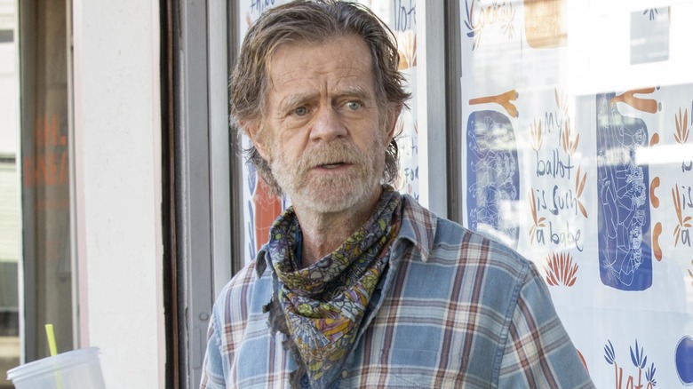 Frank Gallagher looking upset