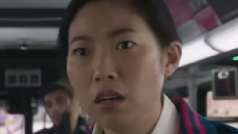 Awkwafina looking stunned