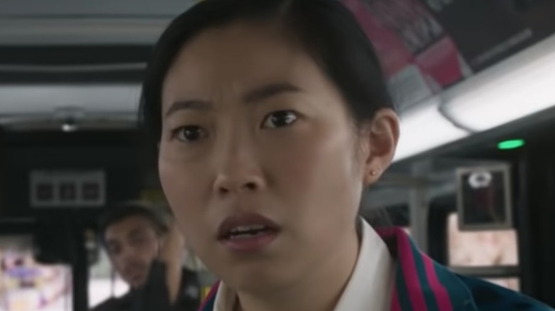 Katy frowning Awkwafina