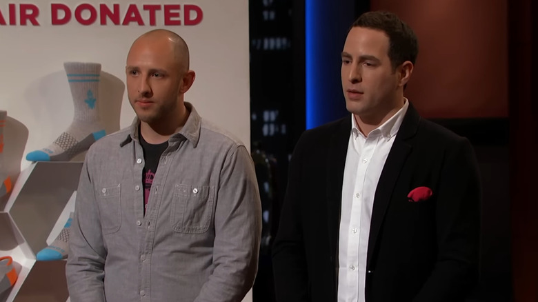 David Heath and Randy Goldberg pitching Bomba Socks on Shark Tank Season 6