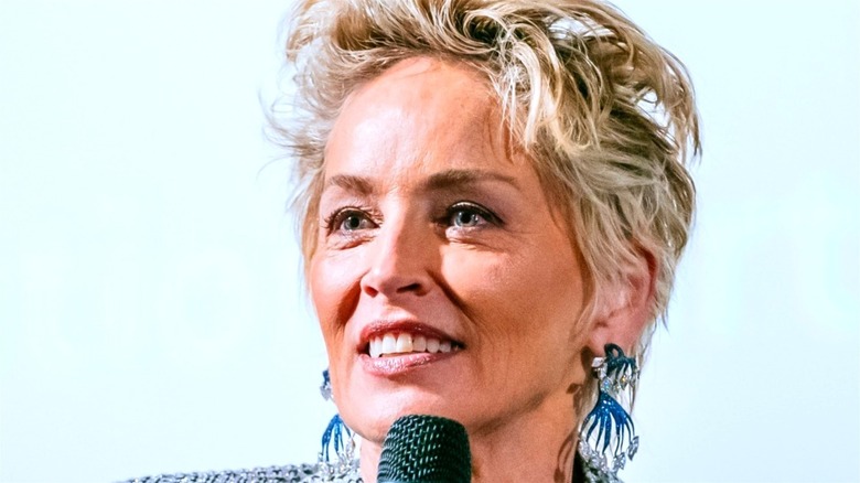 Sharon Stone speaking