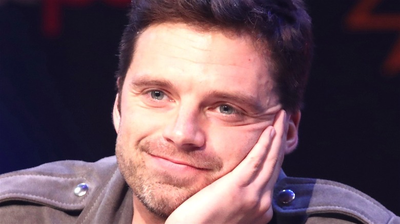 Sebastian Stan smiling