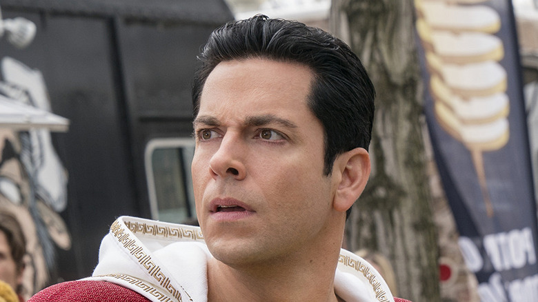 Shazam looking worried