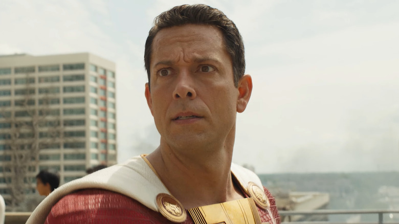 Shazam looking worried