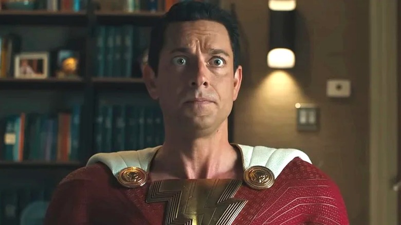 Shazam looking scared