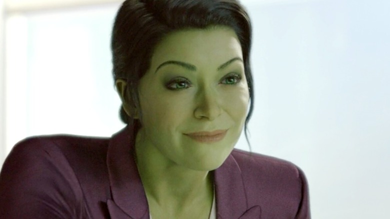 She-Hulk smiling 