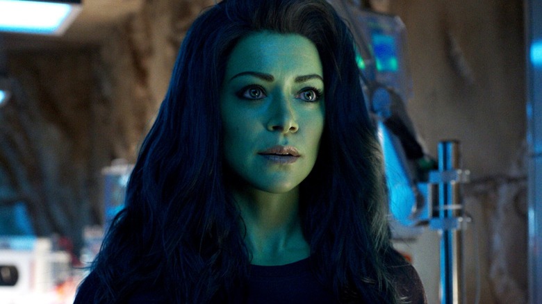 She-Hulk glaring 