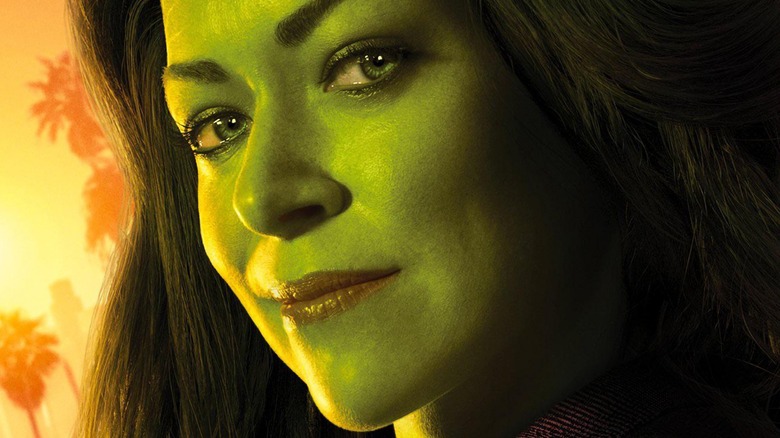 She-Hulk smirking 