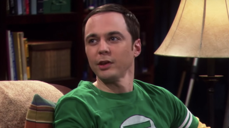 Sheldon Cooper in Green Lantern shirt