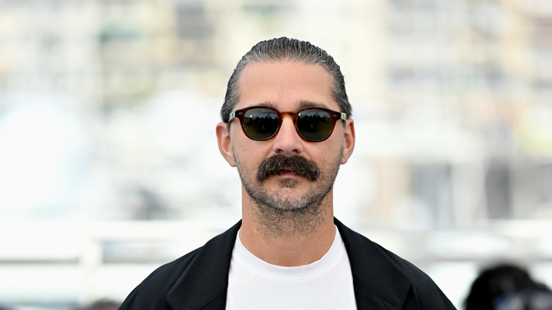 Shia LaBeouf wearing sunglasses