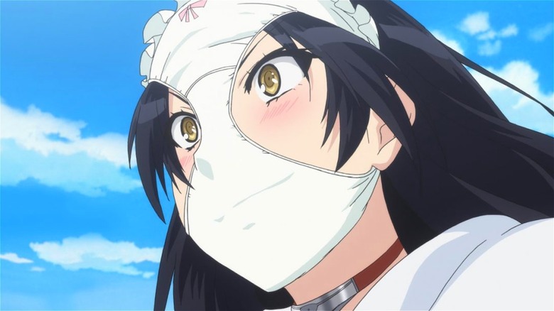Shimoneta underwear on face
