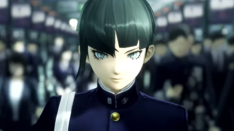 Protagonist in Black School Uniform