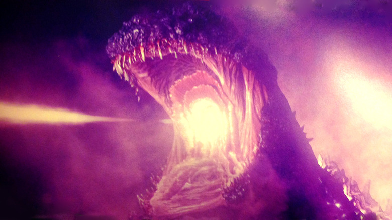 Shin Godzilla breathing fire
