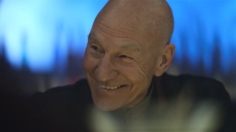 Jean-Luc Picard smiling 