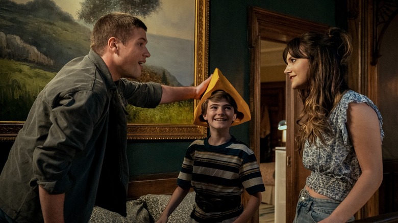 Tyler, Bode, and Kinsey smiling together