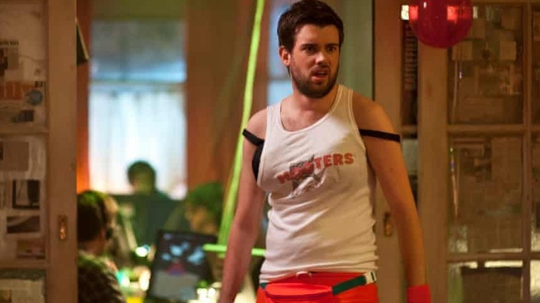 Jack Whitehall in Hooters shirt