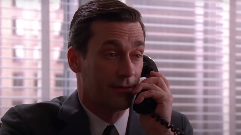 Jon Hamm on phone