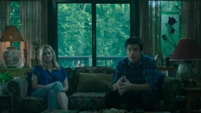 Byrde family sits on couch