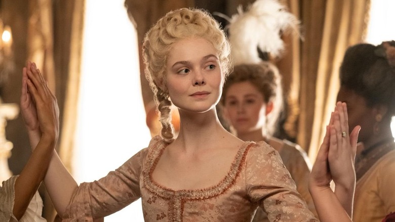 Elle Fanning in formal dance