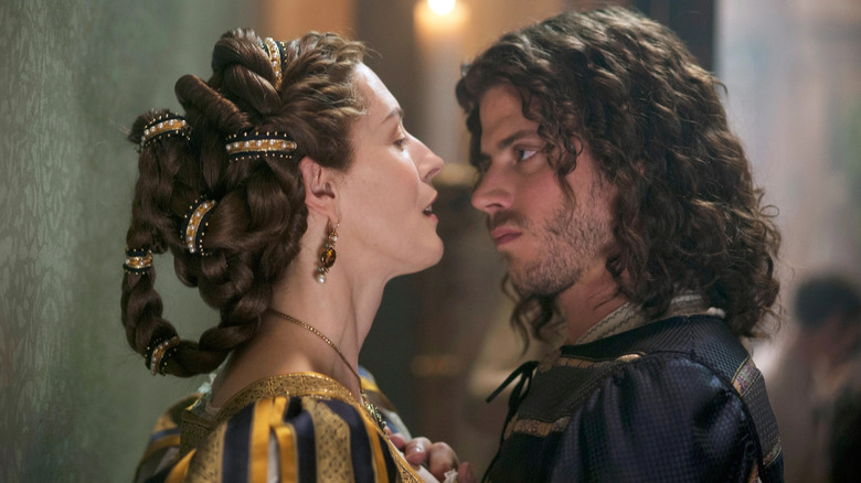 The cast of The Borgias