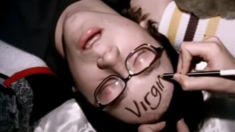Sid gets virgin written on his head