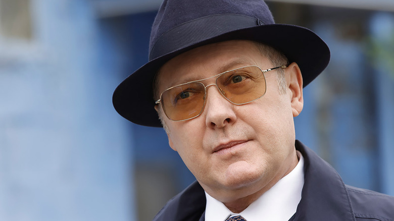 James Spader hams it up