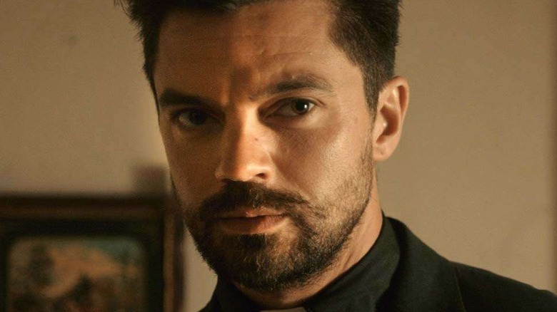 Jesse Custer staring in Preacher