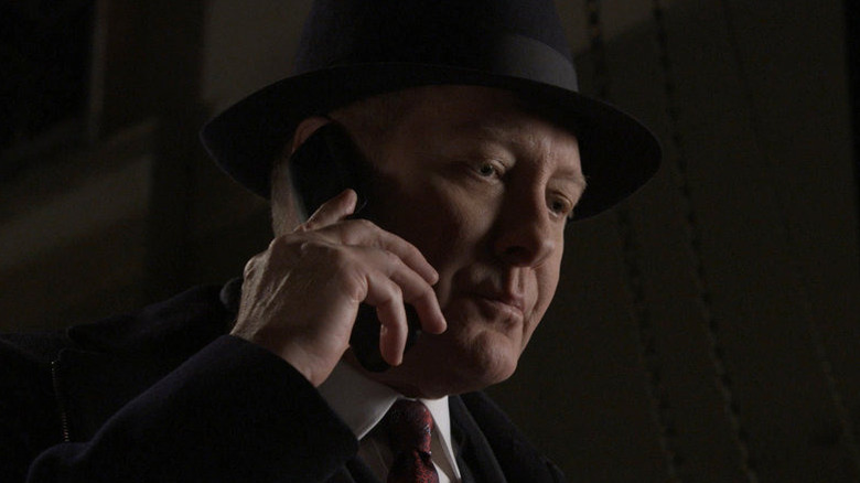 James Spader wearing a hat