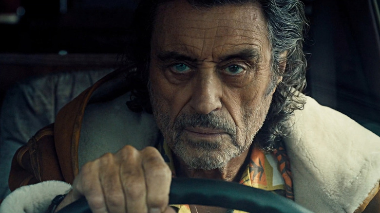 Mr. Wednesday driving