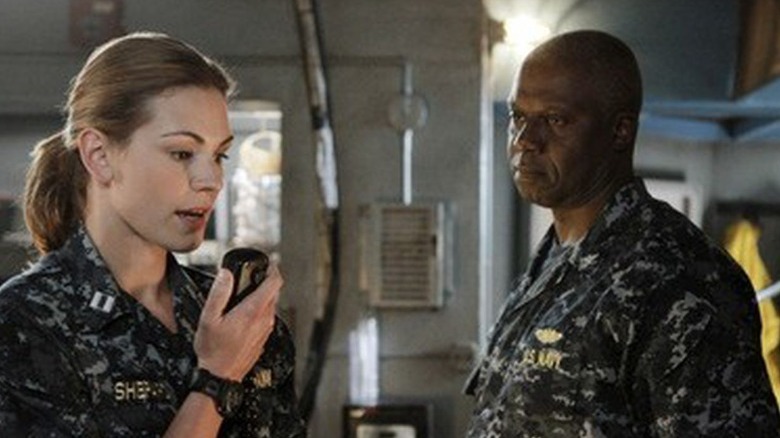 Andre Braugher and Daisy Betts in submarine