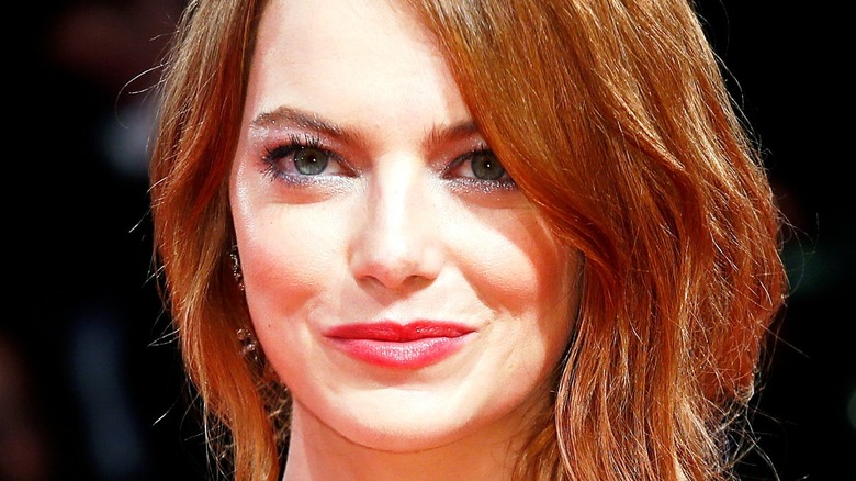 Emma Stone red hair smiling