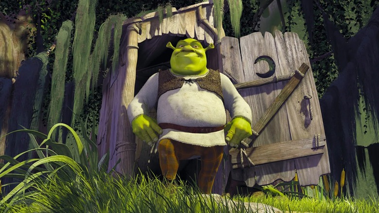 Shrek in his swamp