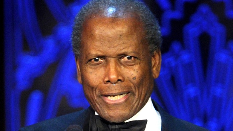 Sidney Poitier talking