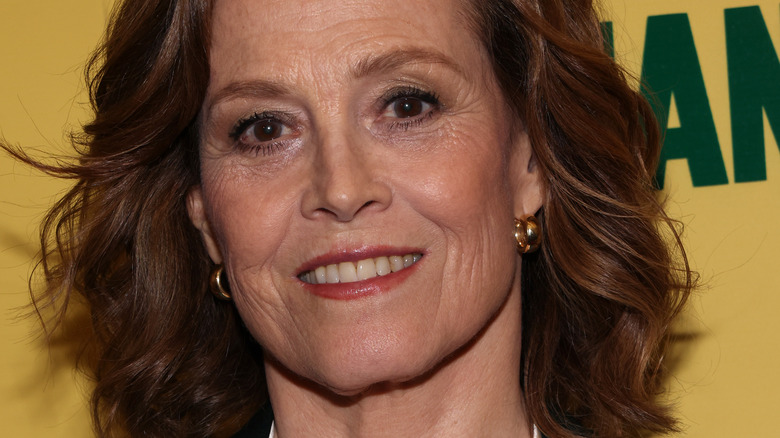 Sigourney Weaver smiling