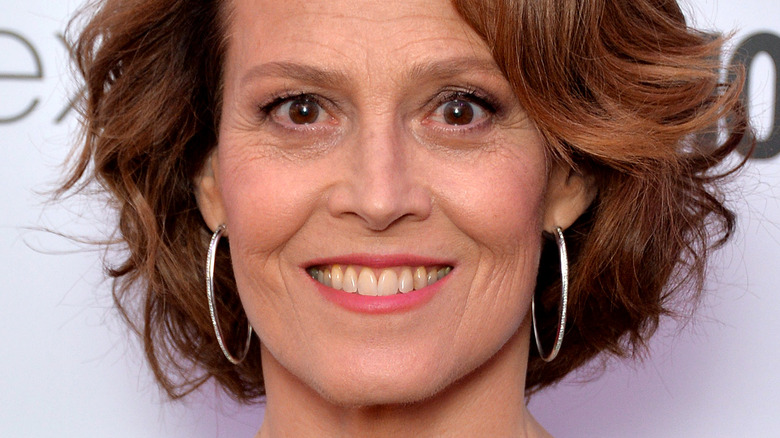 Sigourney Weaver smiling