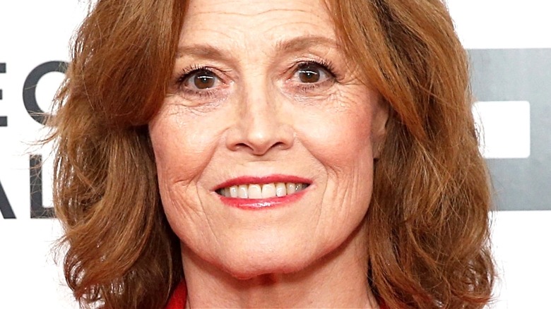 Sigourney Weaver Face Smiling