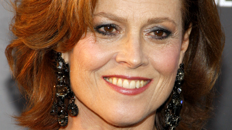 Sigourney Weaver smiling