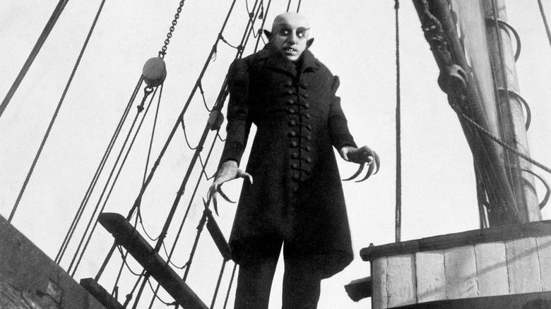 Count Orlok on a boat 