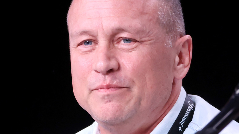 Mike Judge speaking at Comic Con.