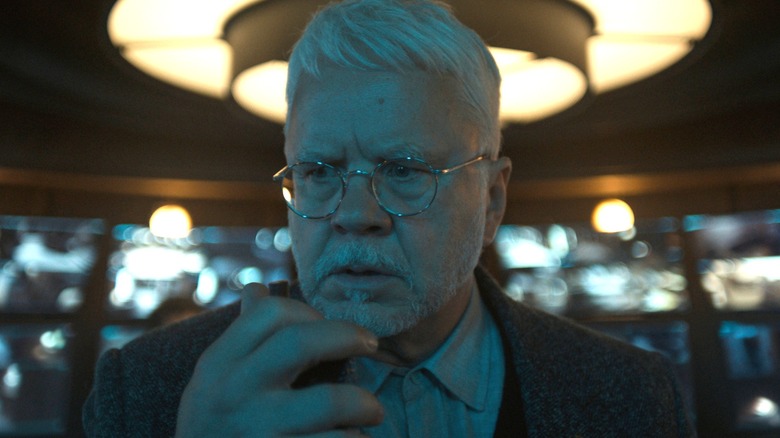 Bernard Holland frowning in 