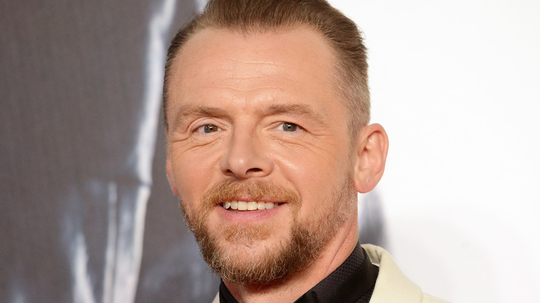 Simon Pegg smiling